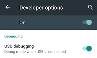 تفعيل خيار USB debugging من خيارات المطور على موبايلات أندرويد تفعيل خيار USB debugging من خيارات المطور على موبايلات أندرويد