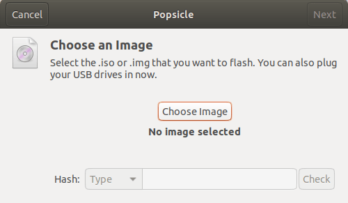 a tool to create bootable USB drives Popsicle bootable USB tool