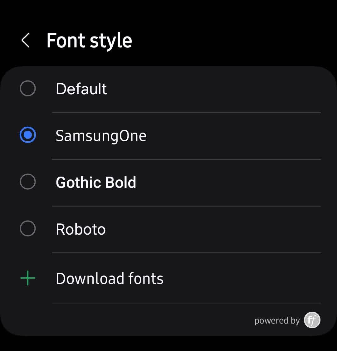 أفضل خط (font) لموبايلي
