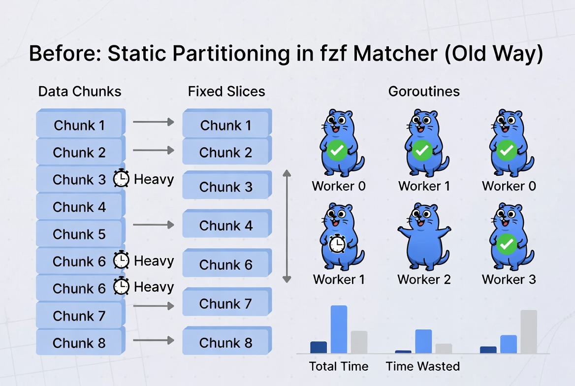 Unlocking Faster Fuzzy Finding: How a Smart Work Queue Made fzf Even Quicker
