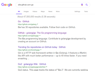البحث عن لغة برمجة جو go داخل موقع github البحث عن لغة برمجة جو go داخل موقع github