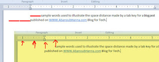 توضيح وظيفة زر تاب tab key فى برامج معالجة النصوص word processing software توضيح وظيفة زر تاب tab key فى برامج معالجة النصوص word processing software