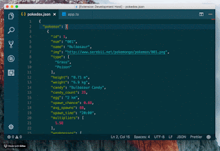 JSON to code in VS Code JSON to code in VS Code