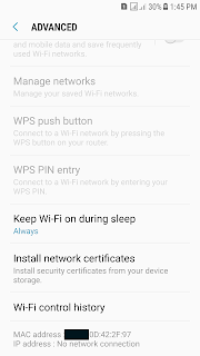 معرفة الماك mac address من اعدادات الواى فاى فى الهاتف wifi advanced settings معرفة الماك mac address من اعدادات الواى فاى فى الهاتف wifi advanced settings