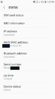 معرفة الماك mac address من اعدادات الجهاز وتحديداً معلومات الجهاز about device in settings معرفة الماك mac address من اعدادات الجهاز وتحديداً معلومات الجهاز about device in settings
