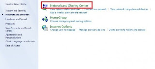 network and sharing center to access internet network and sharing center to access internet