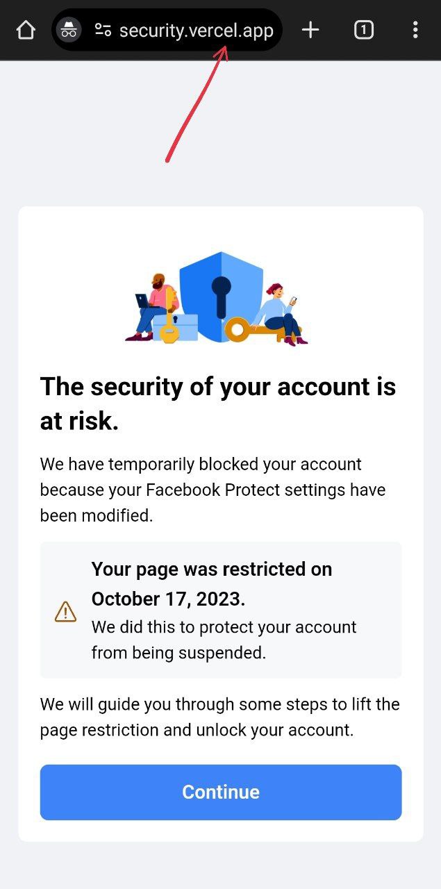 not Facebook domain not Facebook domain