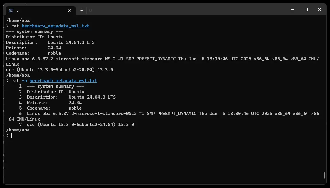 show line numbers along with file text content show line numbers along with file text content