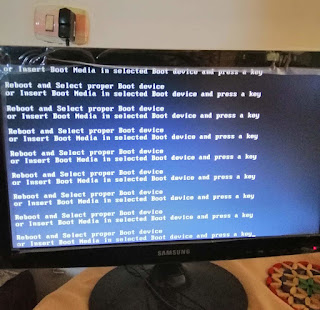 حل مشكلة Reboot and select proper Boot Device or Insert Boot Media in selected Boot device لنظام ويندوز حل مشكلة Reboot and select proper Boot Device or Insert Boot Media in selected Boot device لنظام ويندوز