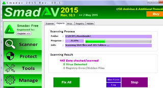 طريقة استخدام برنامج SmadAV لإزالة فيروس الشورت كت من الفلاشة بالكامل مجاناً طريقة استخدام برنامج SmadAV لإزالة فيروس الشورت كت من الفلاشة بالكامل مجاناً