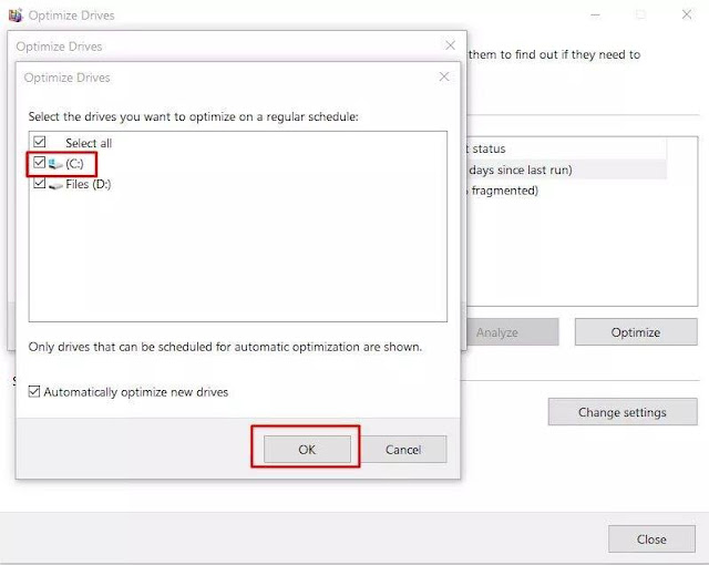 إتمام عملية إلغاء الـ defragmentation من على الـ SSD في ويندوز ١٠ إتمام عملية إلغاء الـ defragmentation من على الـ SSD في ويندوز ١٠